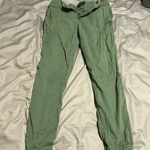 Green Flex Fit Slim Chino Pants American Eagle